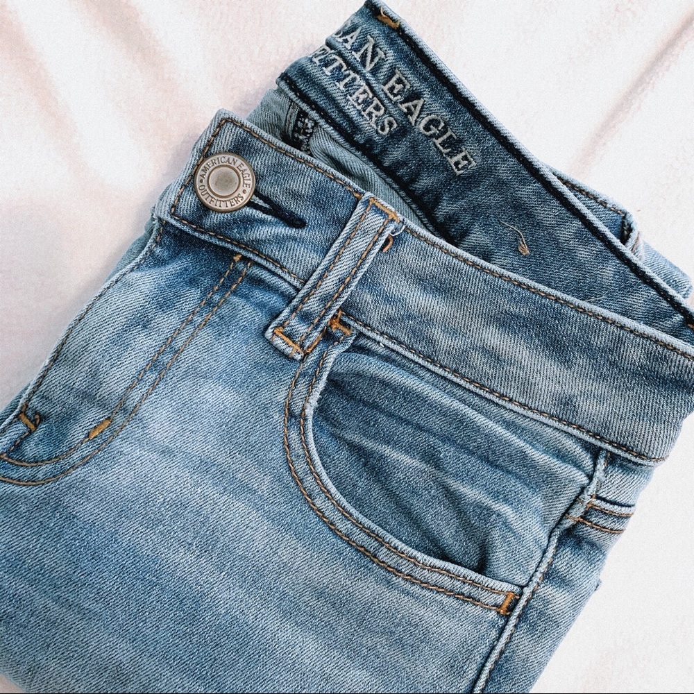 AMERICAN EAGLE | Mid-Rise Skinny Jegging